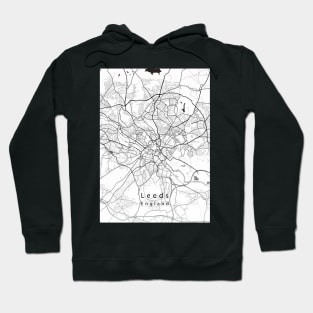 Leeds England City Map Hoodie